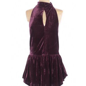 Tart Crushed Velvet Cocktail Dress Medium NWT